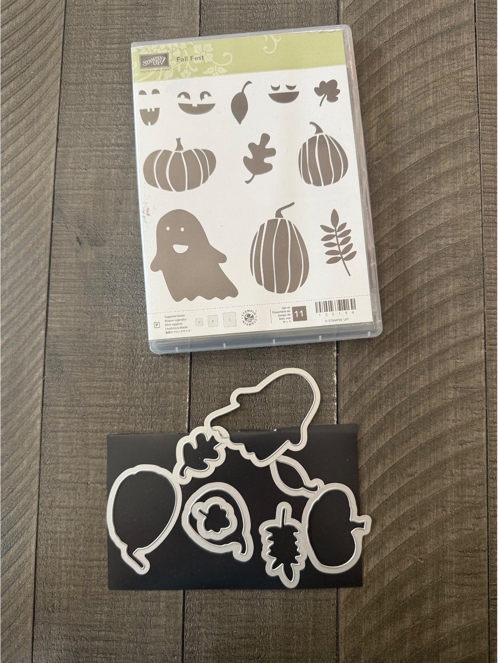Stampin’ Up Fall Fest stamp set with die cuts